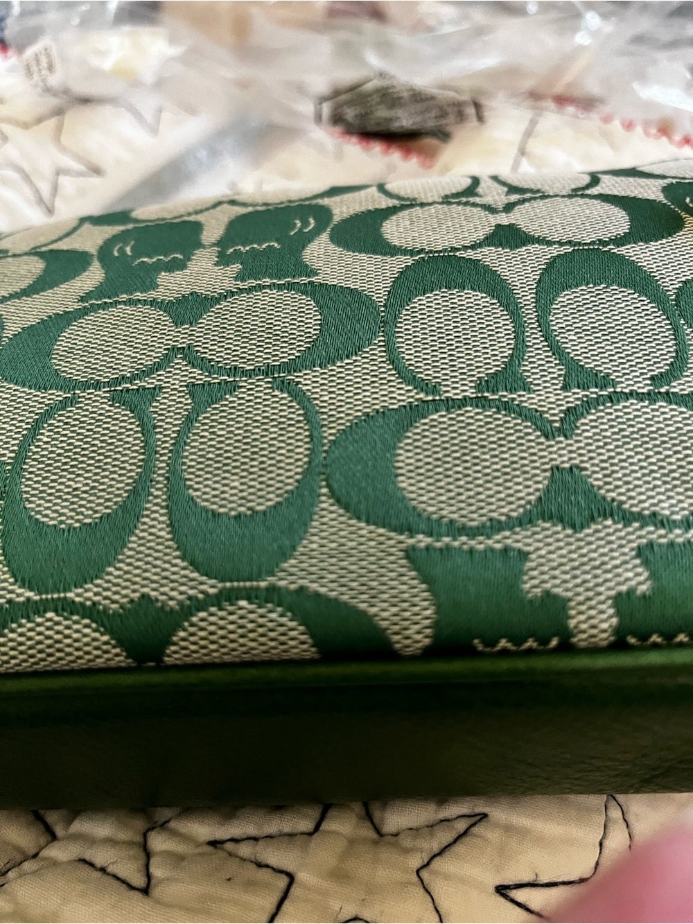 Coach X Braindead Green Plaza Bag. - Picture 9 of 16